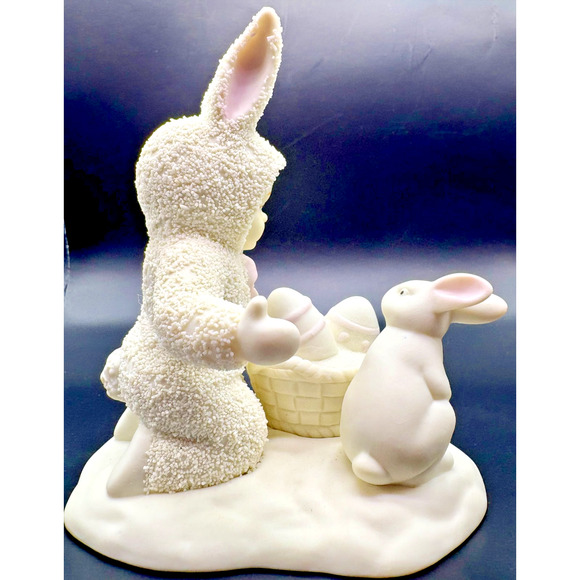 Dept 56 Snowbunnies "Help Me Hide The Eggs" 1994 - Picture 3 of 5